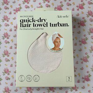 Kitsch Quick Dry Microfiber Hair Towel Wrap – Frizz Reducing - NWT
